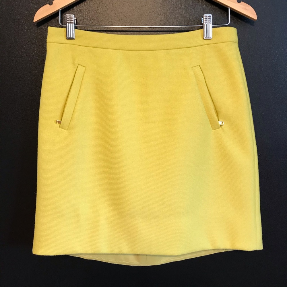 J. Crew Wool Mini Skirt